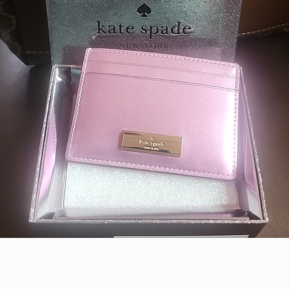 Kate Spade Pink Card Holder - Picture 1 of 1